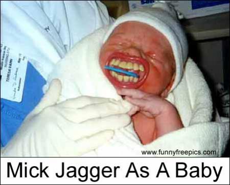 mickjagger as ababy